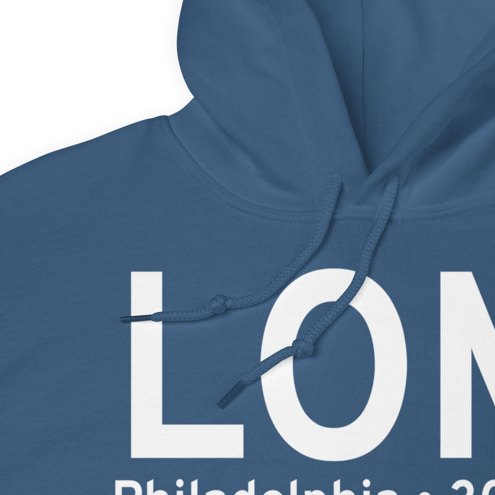 Philadelphia (KLOM) Airport Hoodie Sweatshirt 