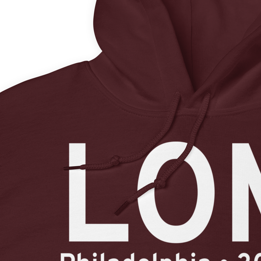 Philadelphia (KLOM) Airport Hoodie Sweatshirt 