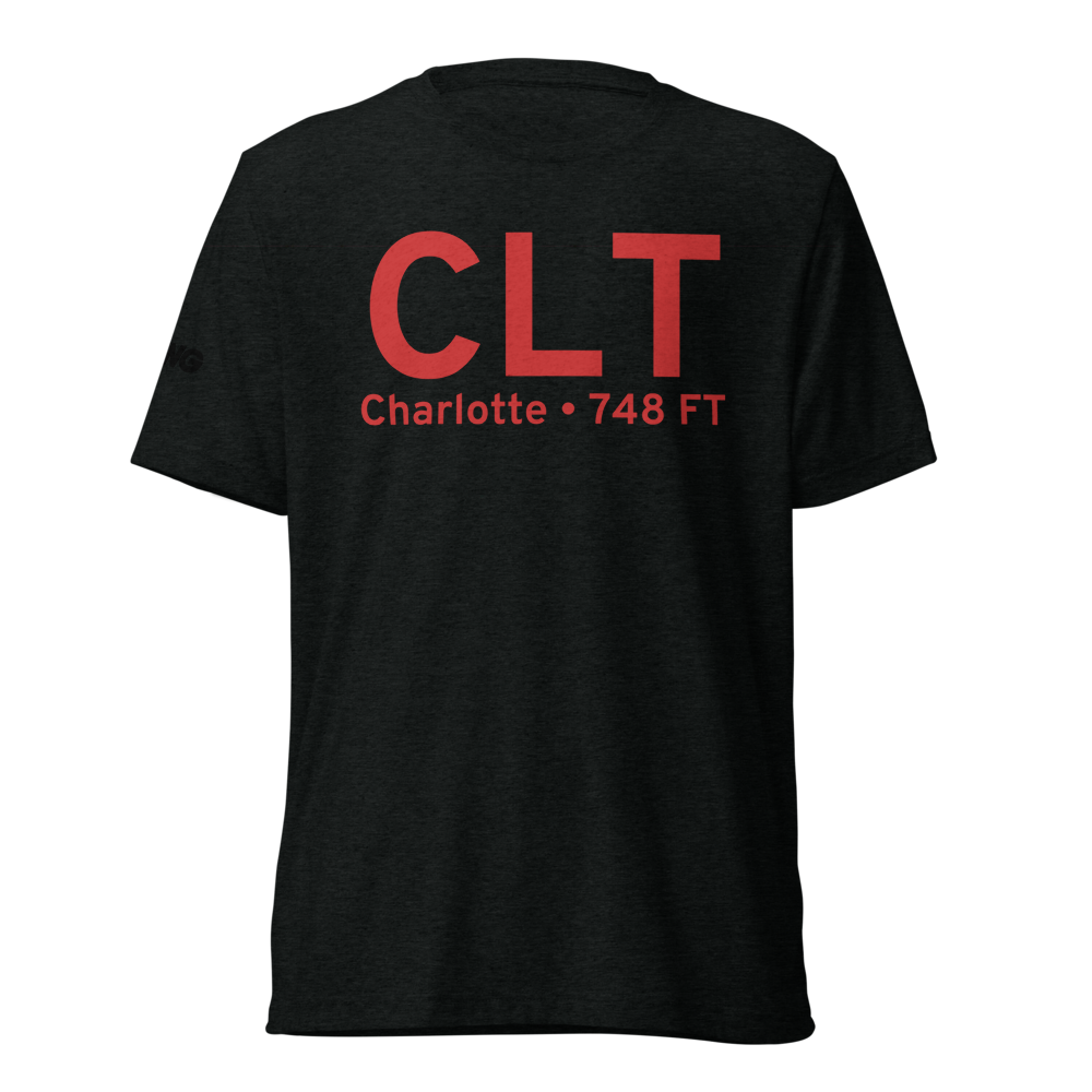 Charlotte (KCLT) Airport Tri-blend T-Shirt 