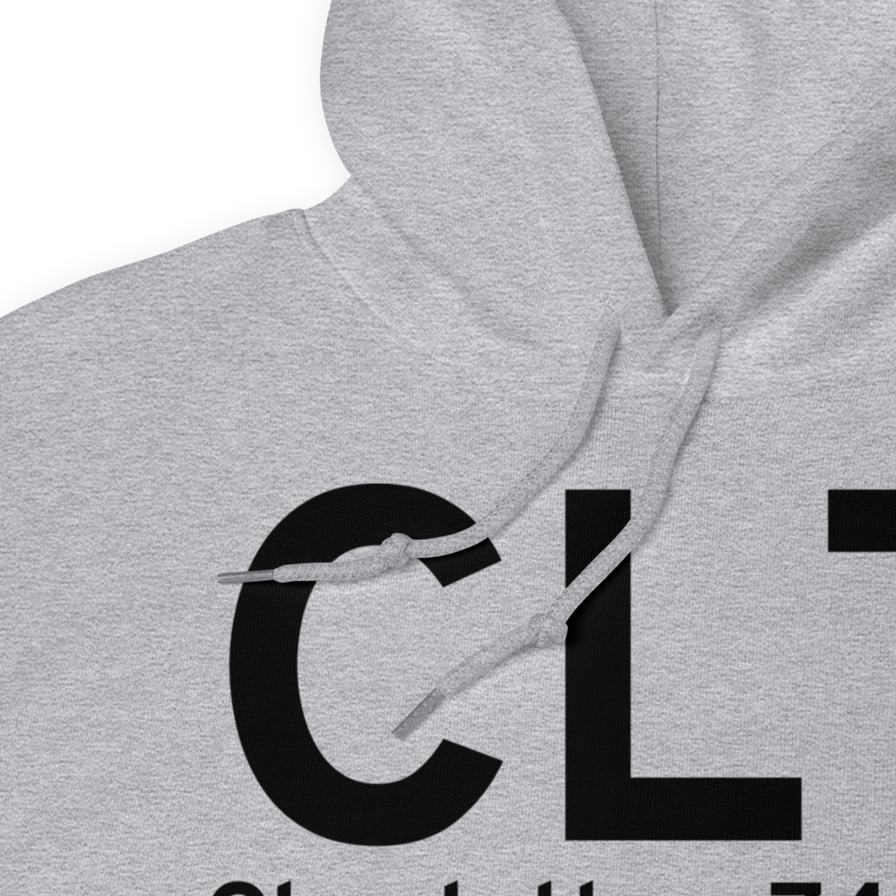 Charlotte (KCLT) Airport Hoodie Sweatshirt 