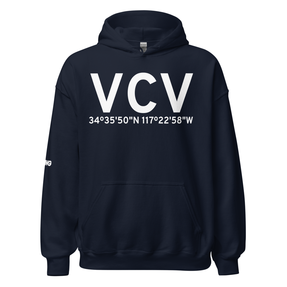 Victorville (KVCV) Airport Hoodie Sweatshirt 