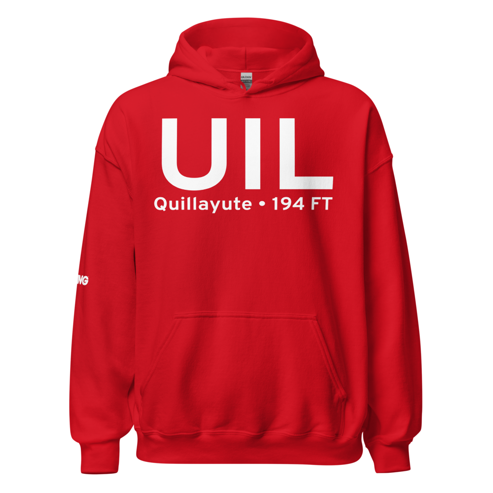Quillayute (KUIL) Airport Hoodie Sweatshirt 