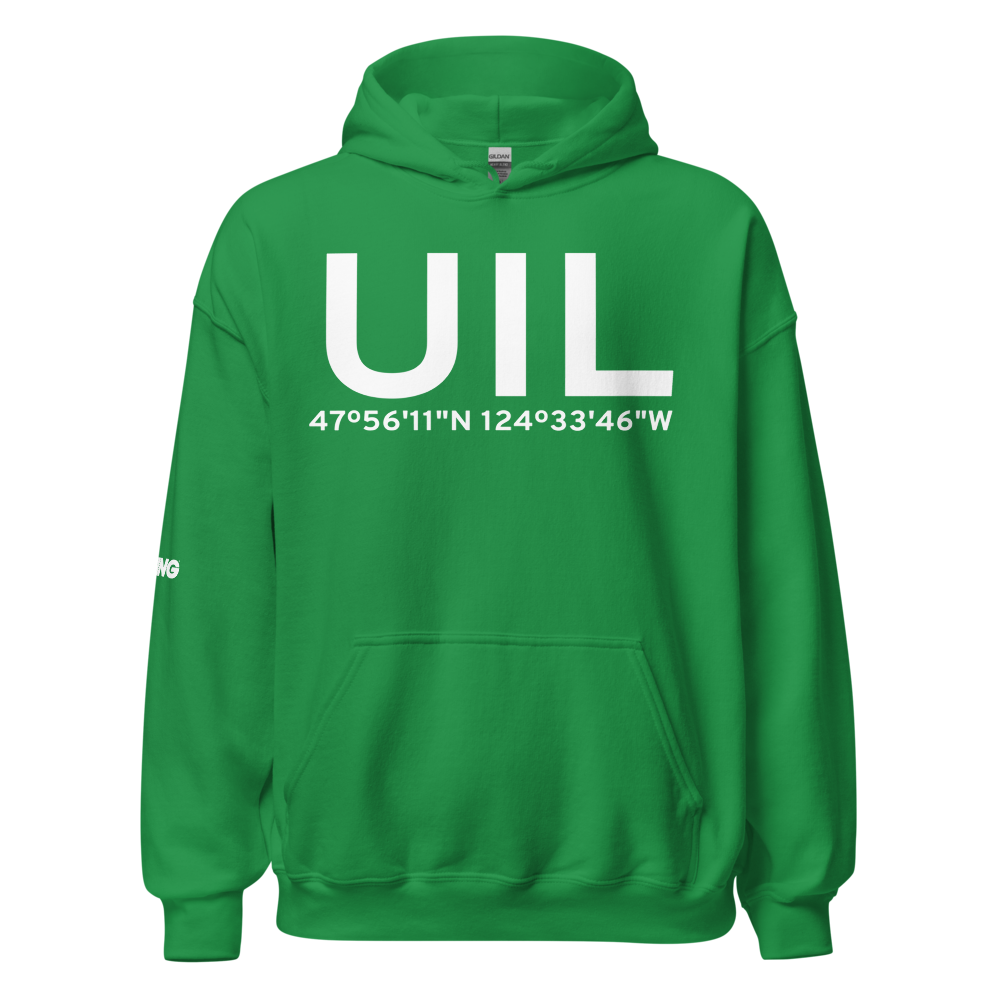 Quillayute (KUIL) Airport Hoodie Sweatshirt 