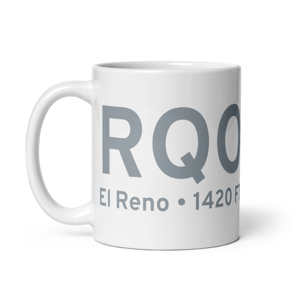 El Reno (KRQO) Airport Mug 