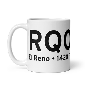 El Reno (KRQO) Airport Mug