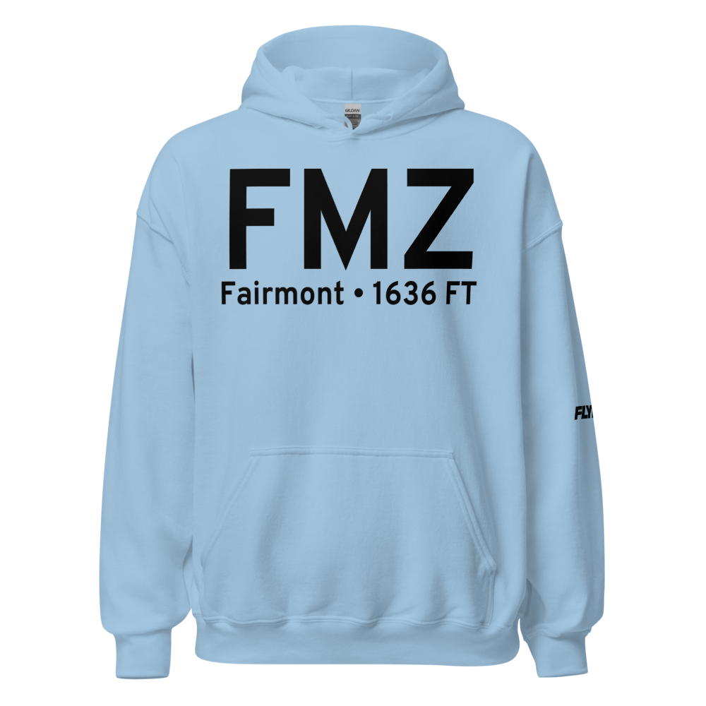 Fairmont (KFMZ) Airport Hoodie Sweatshirt 