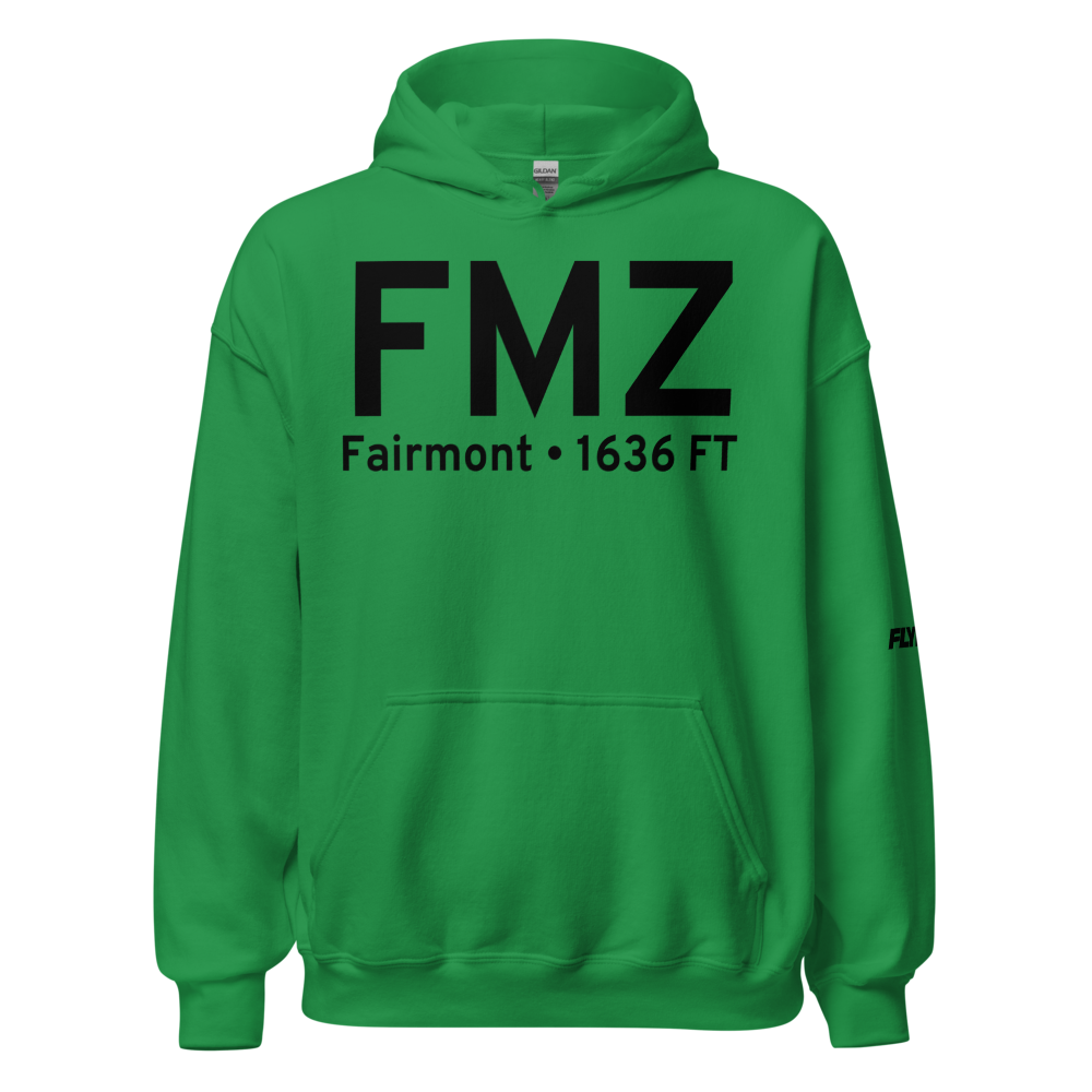 Fairmont (KFMZ) Airport Hoodie Sweatshirt 