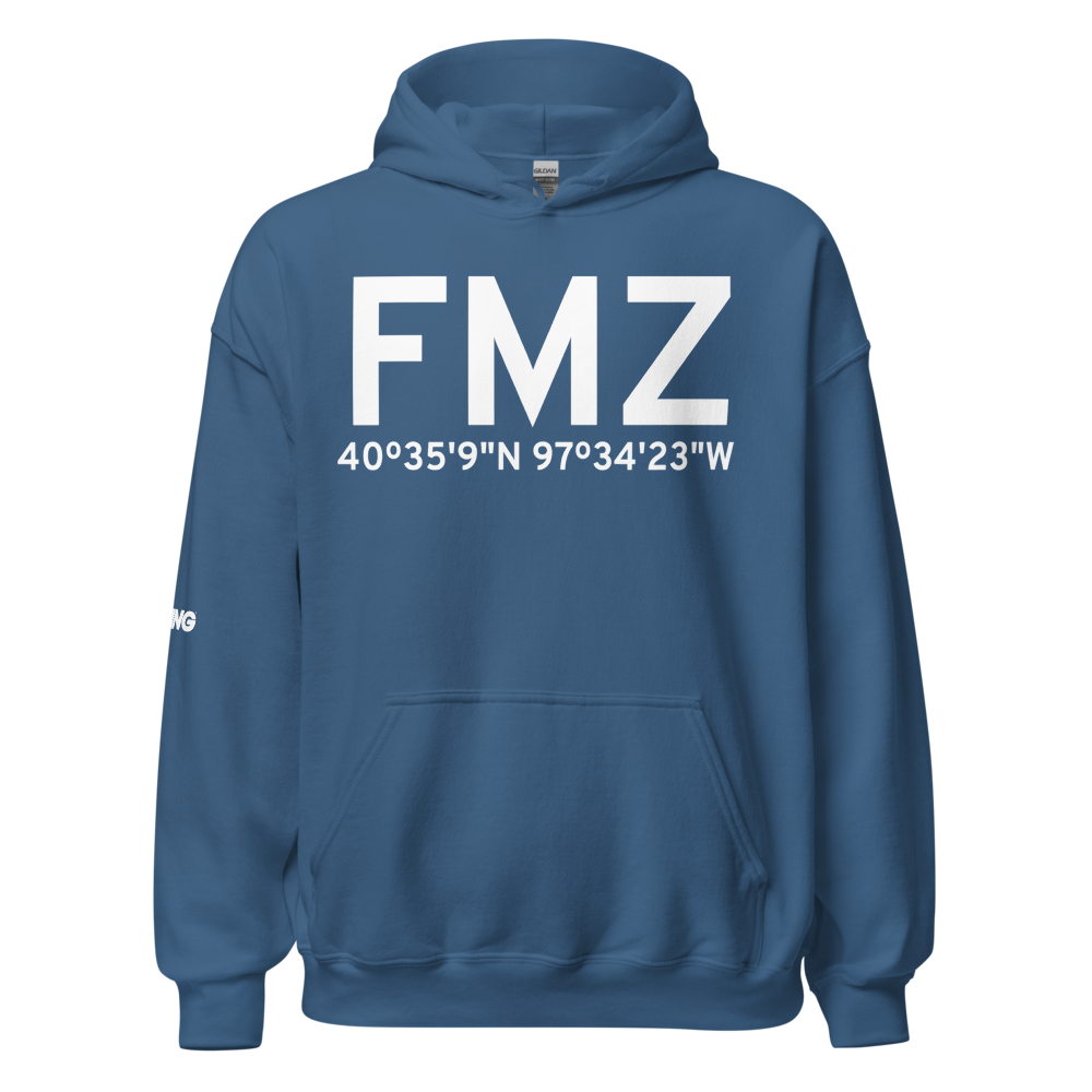 Fairmont (KFMZ) Airport Hoodie Sweatshirt 
