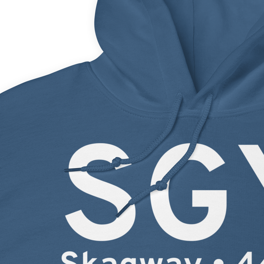 Skagway (PAGY) Airport Hoodie Sweatshirt 