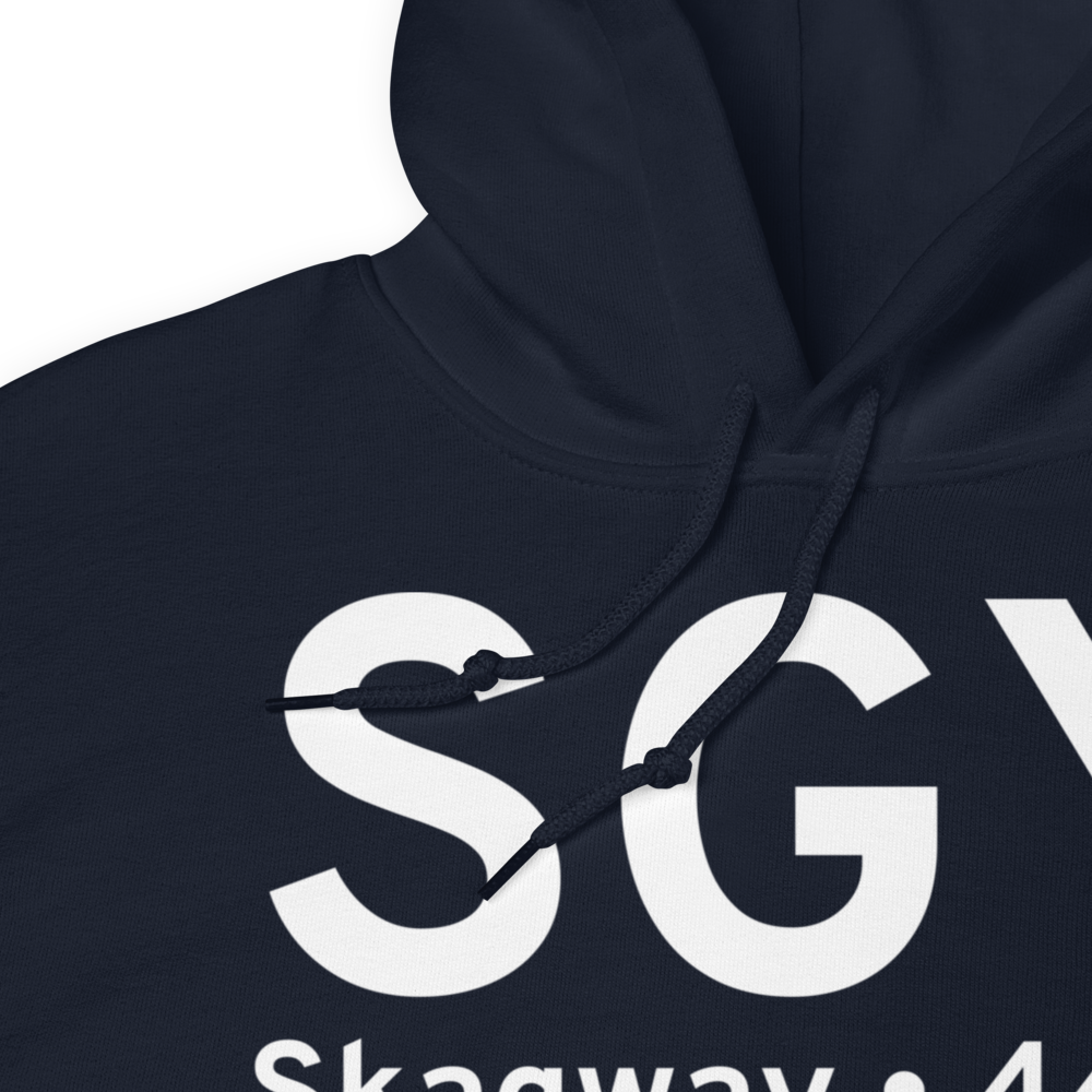 Skagway (PAGY) Airport Hoodie Sweatshirt 