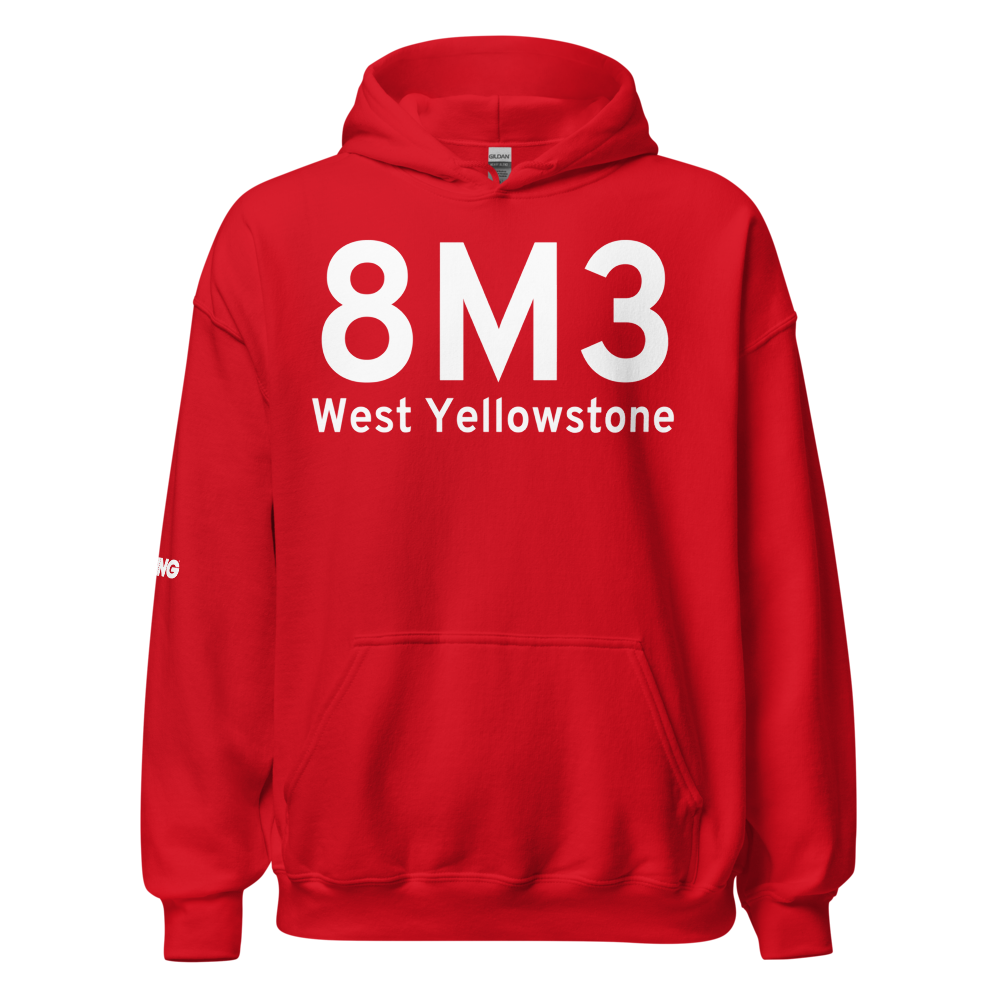 West Yellowstone (US-1087) Airport Hoodie Sweatshirt 