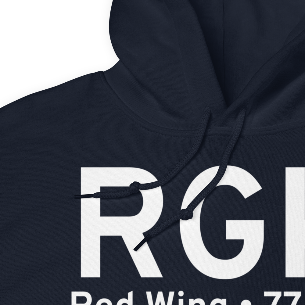 Red Wing (KRGK) Airport Hoodie Sweatshirt 