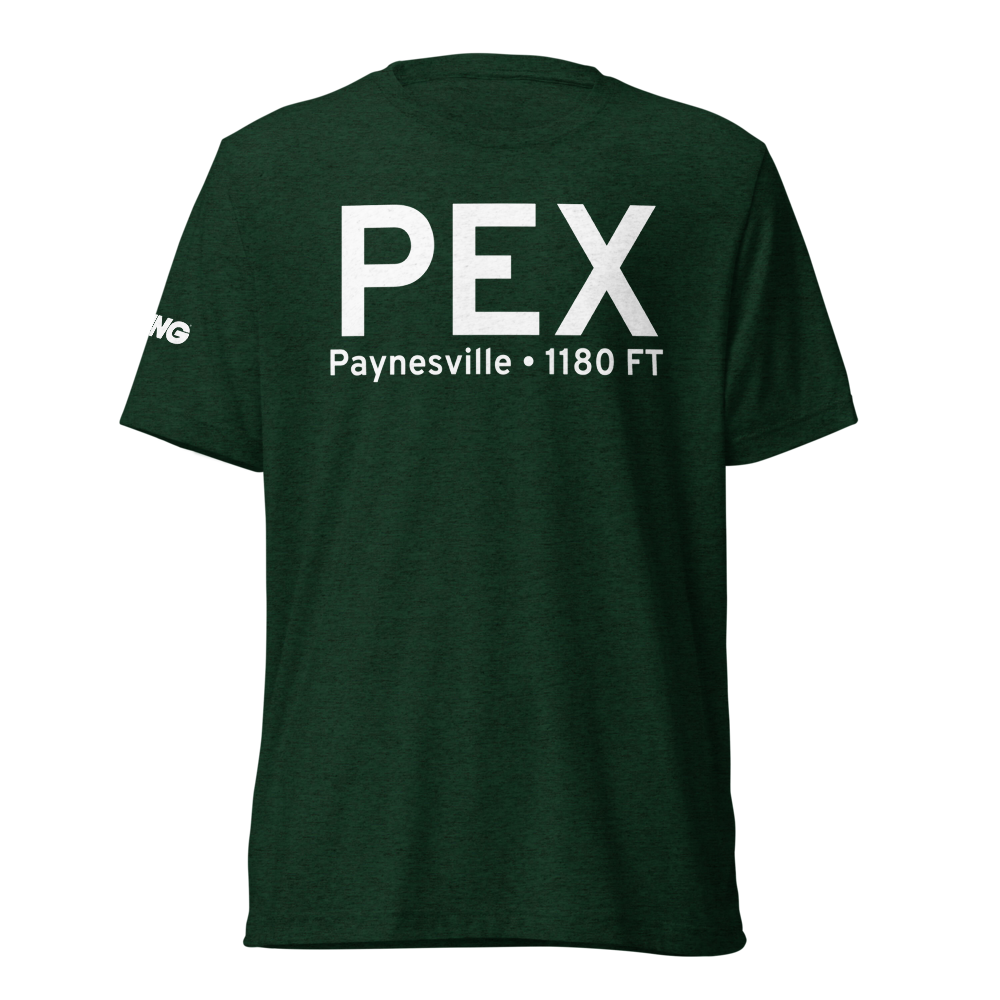 Paynesville (KPEX) Airport Tri-blend T-Shirt 