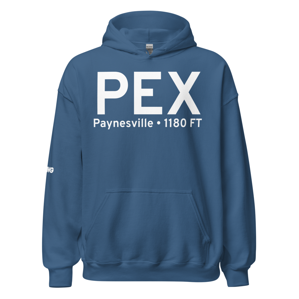 Paynesville (KPEX) Airport Hoodie Sweatshirt 