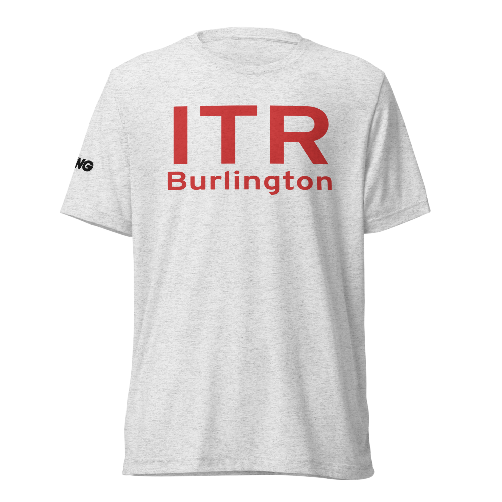 Burlington (KITR) Airport Tri-blend T-Shirt 