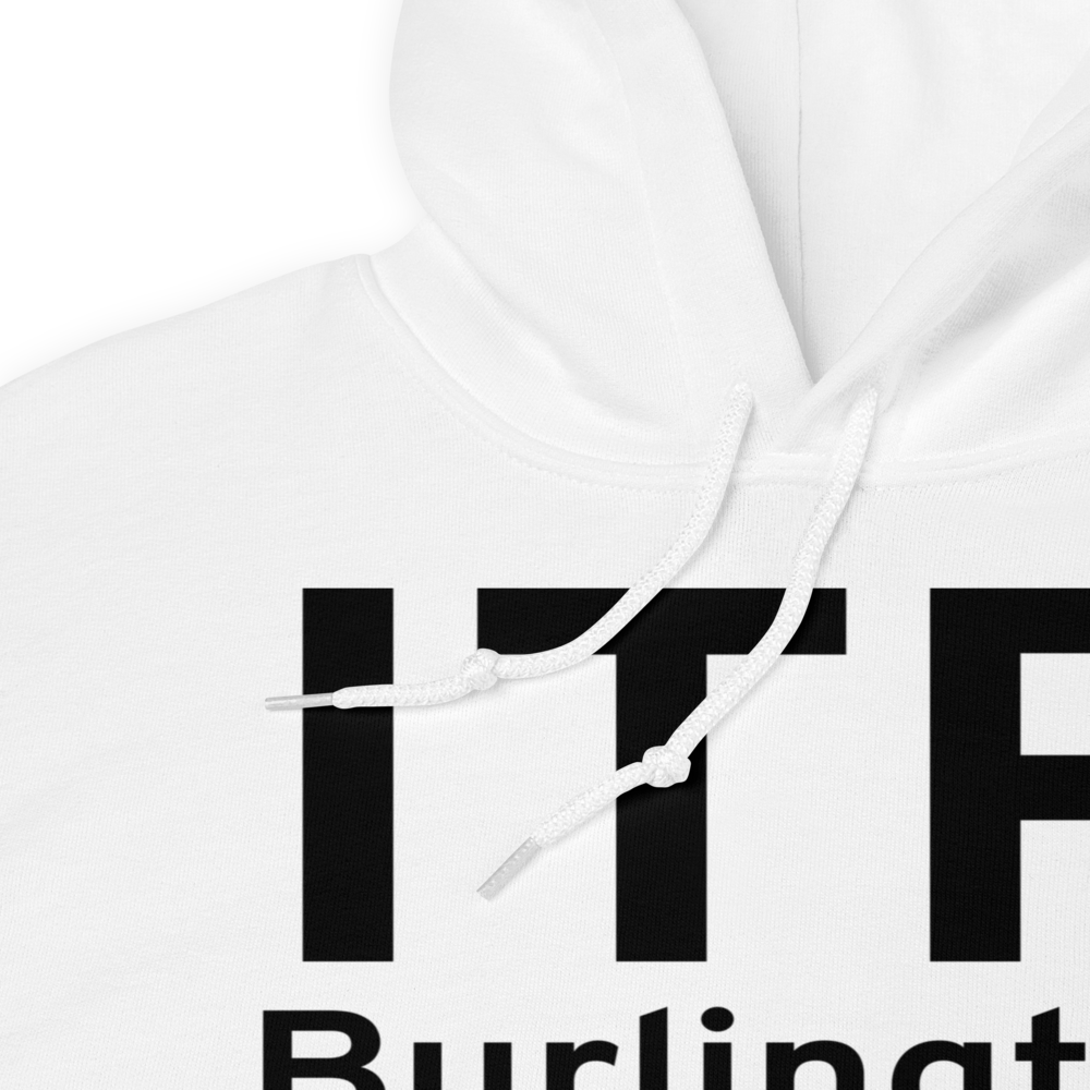 Burlington (KITR) Airport Hoodie Sweatshirt 