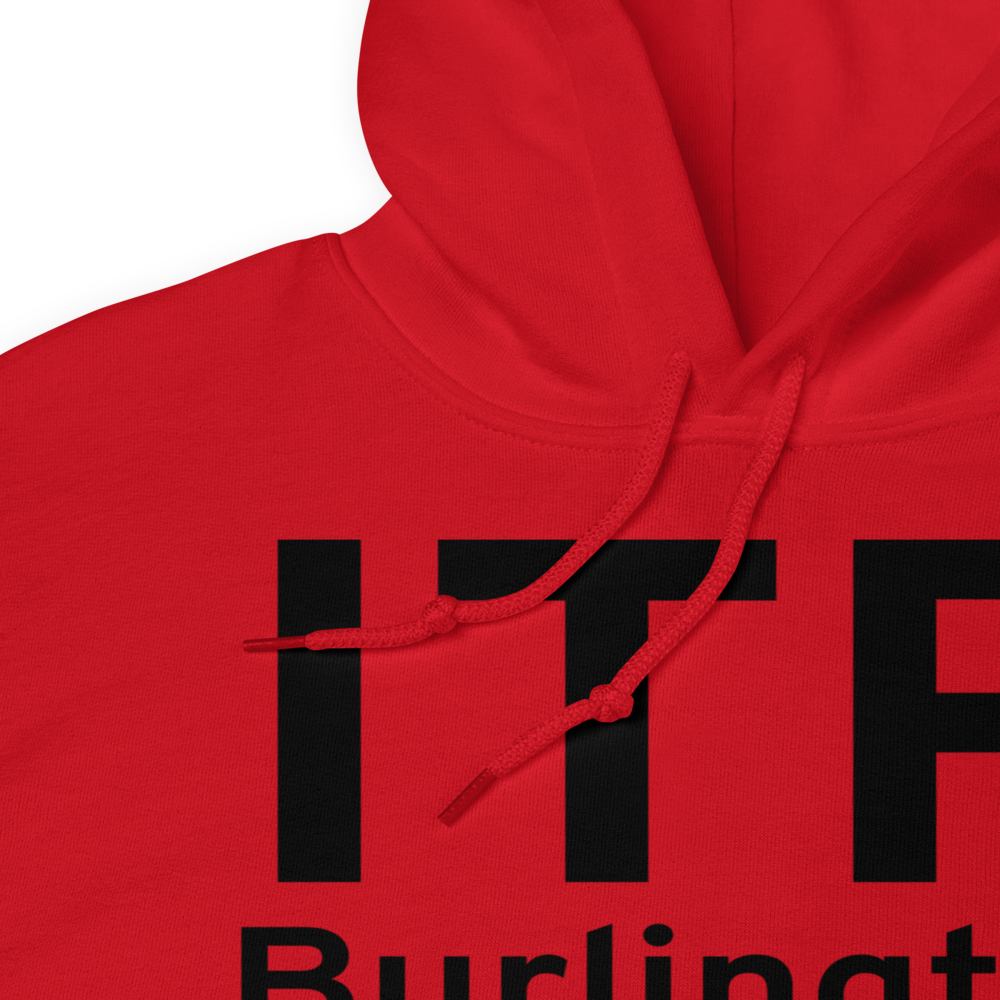Burlington (KITR) Airport Hoodie Sweatshirt 