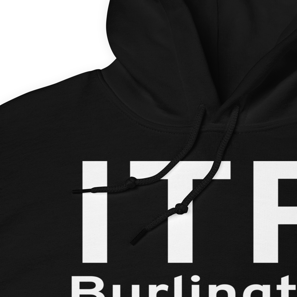 Burlington (KITR) Airport Hoodie Sweatshirt 
