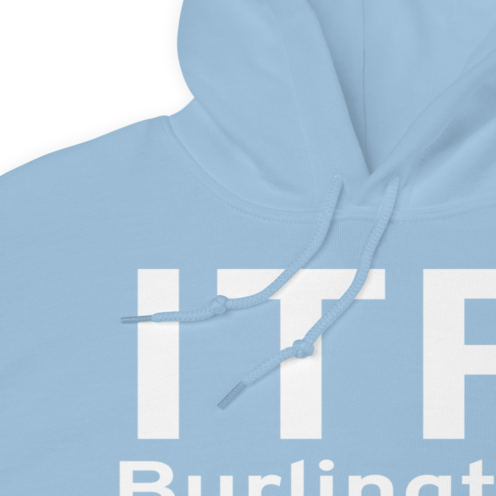 Burlington (KITR) Airport Hoodie Sweatshirt 