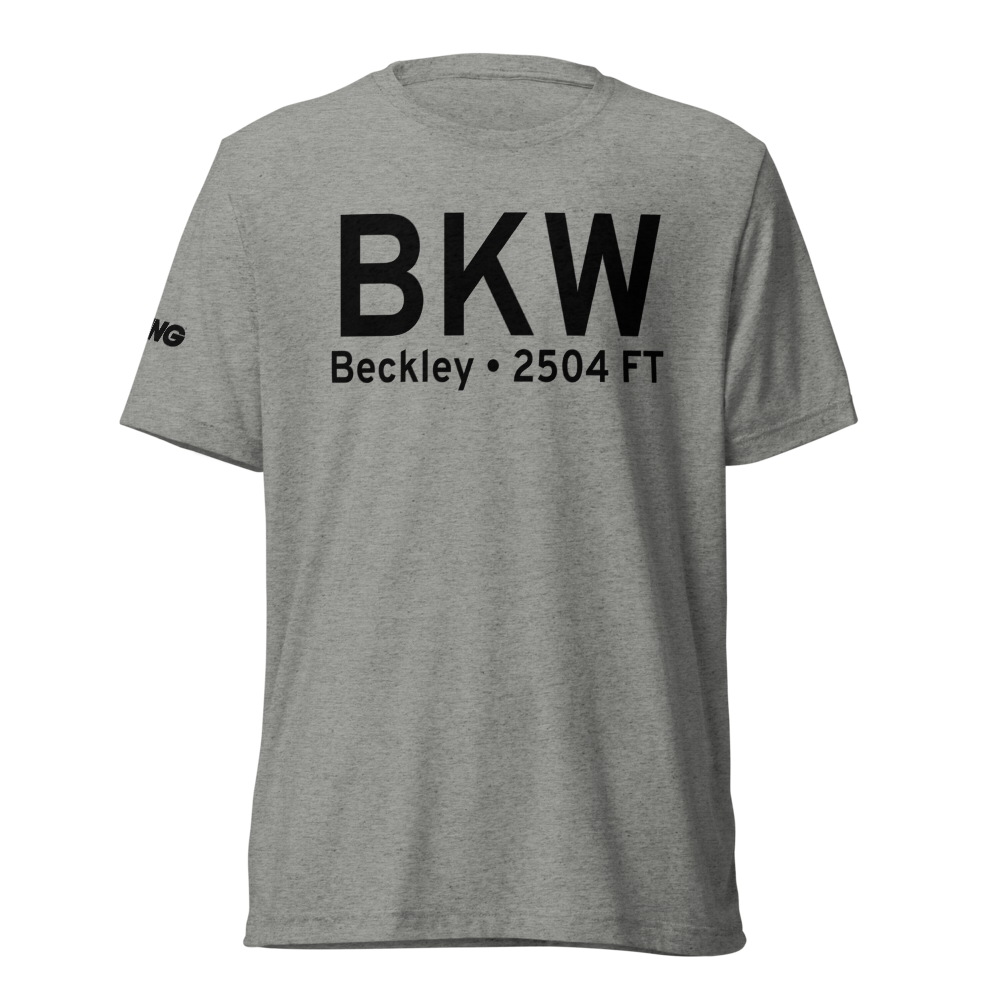 Beckley (KBKW) Airport Tri-blend T-Shirt 