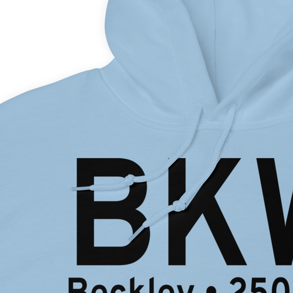 Beckley (KBKW) Airport Hoodie Sweatshirt 