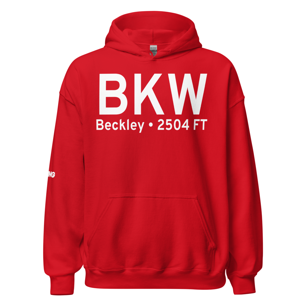 Beckley (KBKW) Airport Hoodie Sweatshirt 