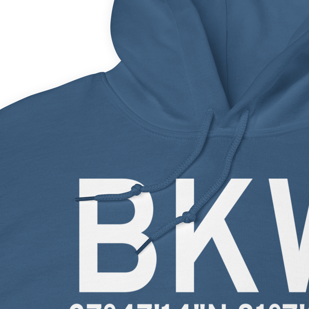 Beckley (KBKW) Airport Hoodie Sweatshirt 