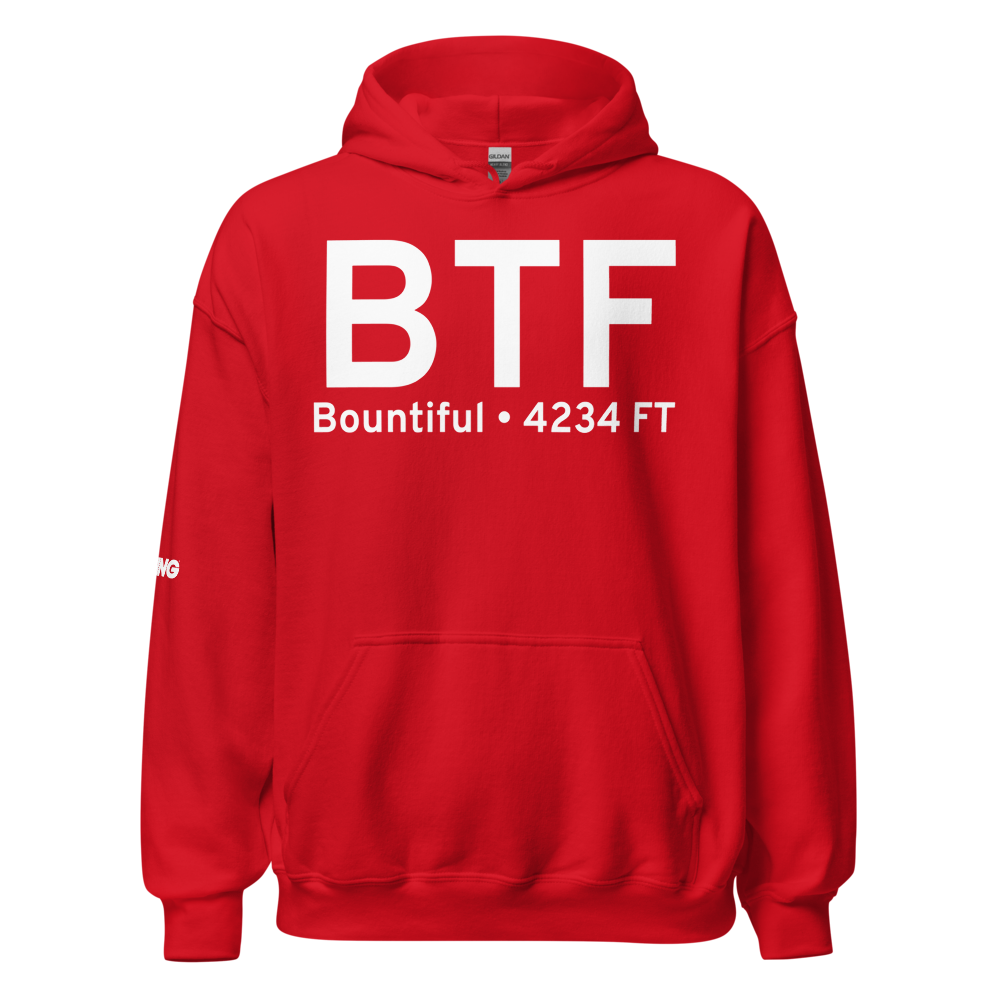 Bountiful (KBTF) Airport Hoodie Sweatshirt 