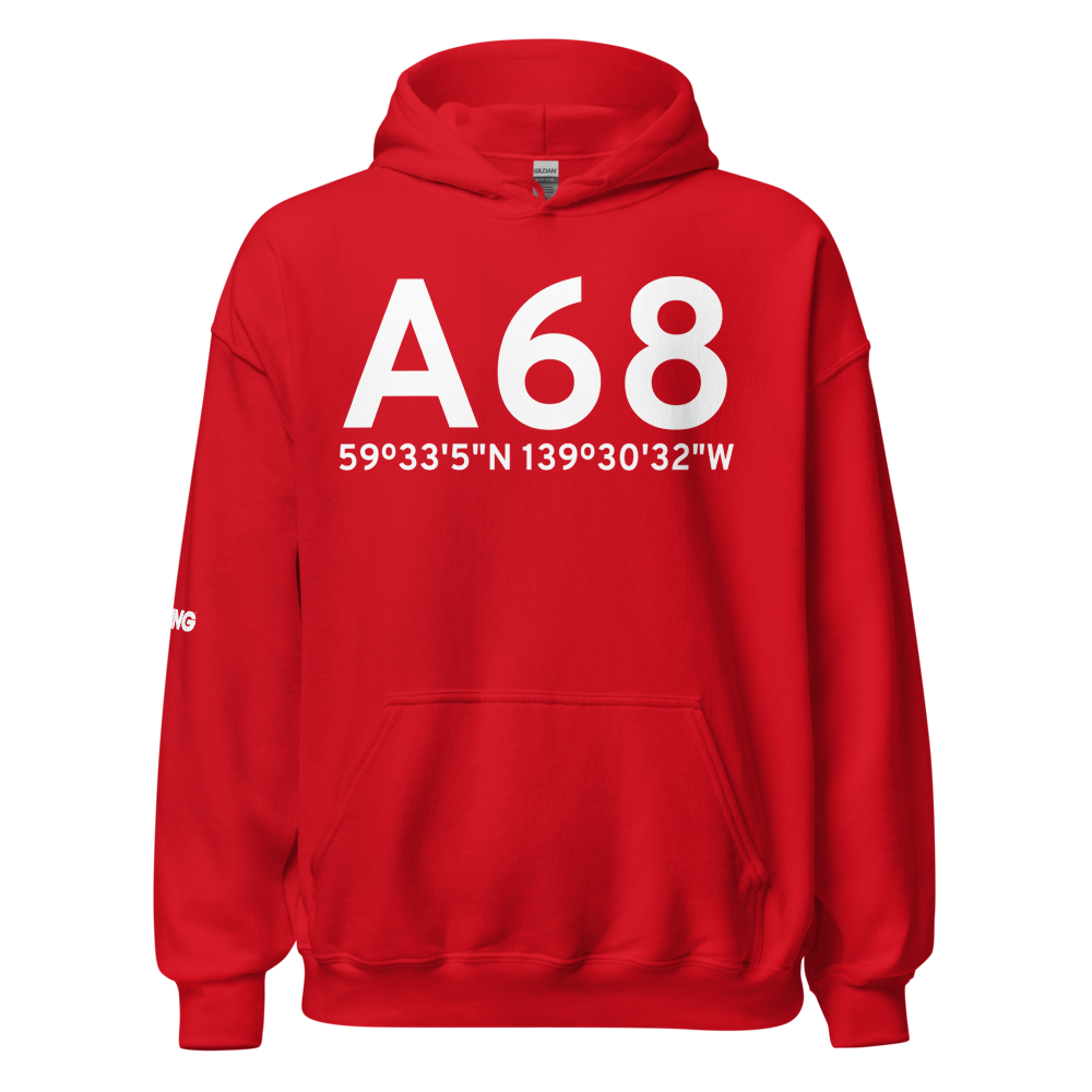 Yakutat (A68) Airport Hoodie Sweatshirt 