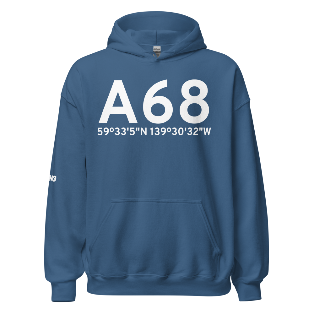 Yakutat (A68) Airport Hoodie Sweatshirt 