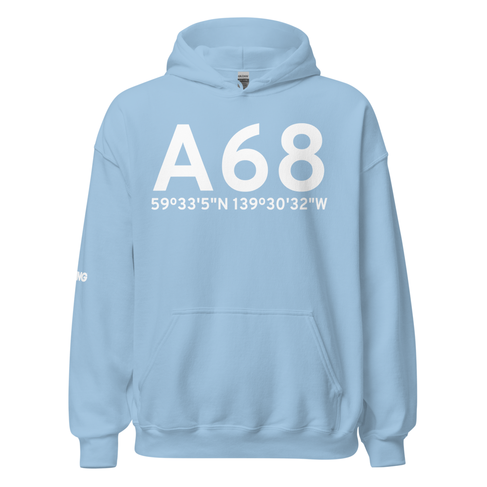 Yakutat (A68) Airport Hoodie Sweatshirt 