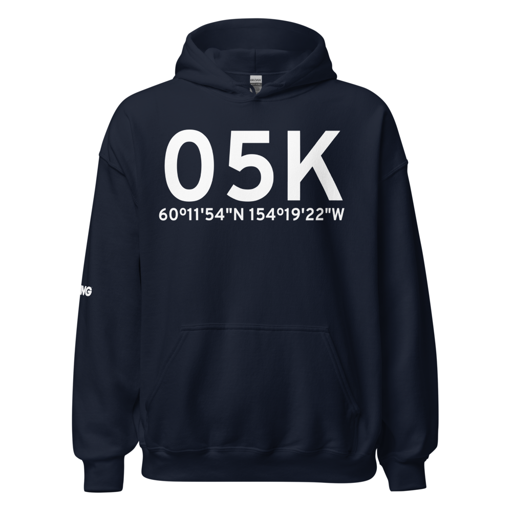 Port Alsworth (AK51) Airport Hoodie Sweatshirt 