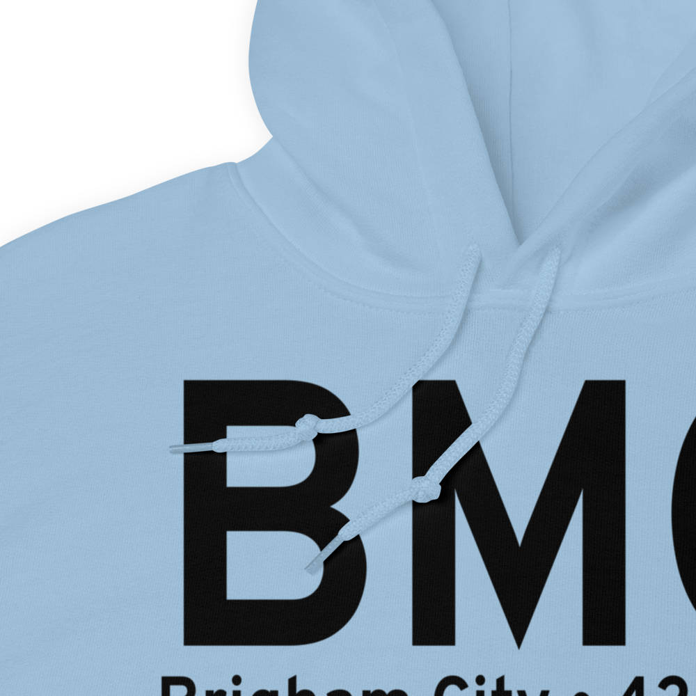 Brigham City (KBMC) Airport Hoodie Sweatshirt 