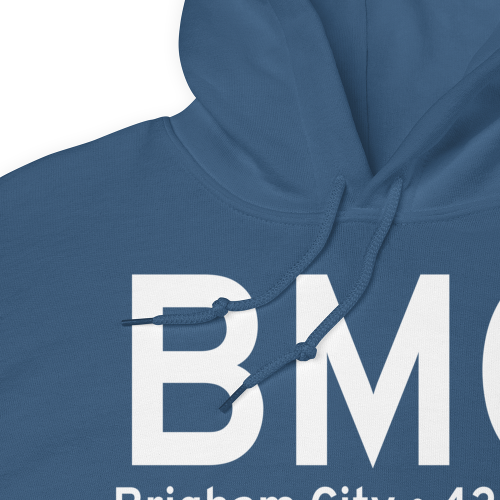 Brigham City (KBMC) Airport Hoodie Sweatshirt 