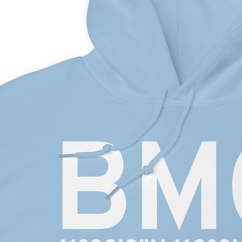 Brigham City (KBMC) Airport Hoodie Sweatshirt 