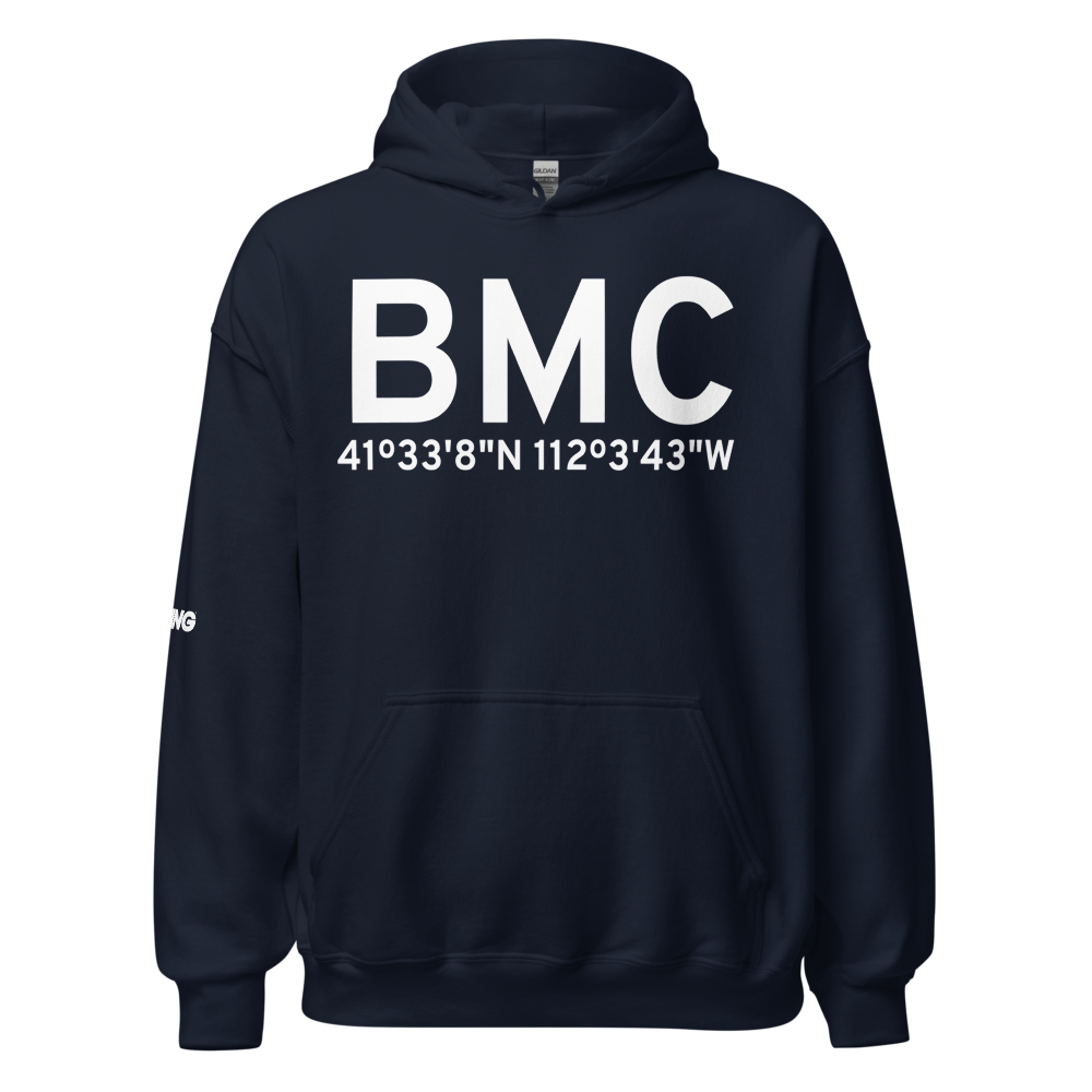 Brigham City (KBMC) Airport Hoodie Sweatshirt 