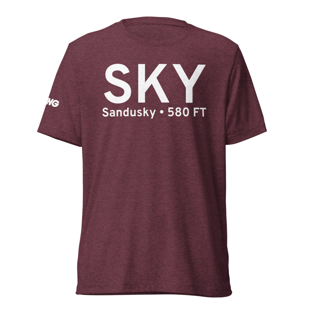 Sandusky (KSKY) Airport Tri-blend T-Shirt 