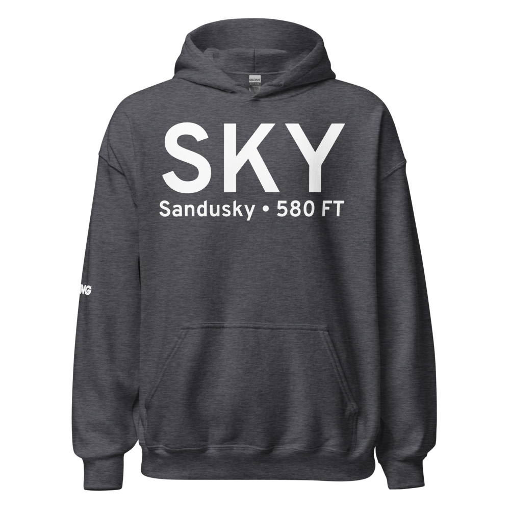 Sandusky (KSKY) Airport Hoodie Sweatshirt 