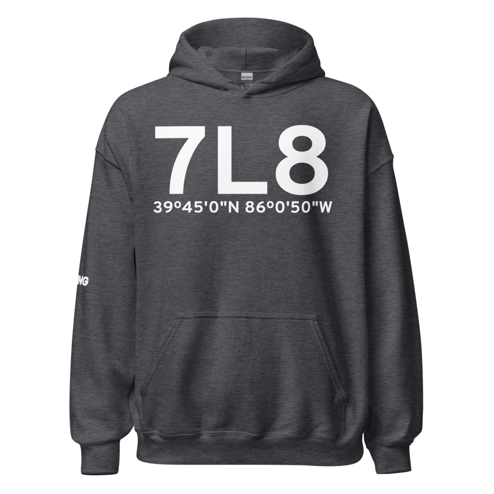 Indianapolis (K7L8) Airport Hoodie Sweatshirt 