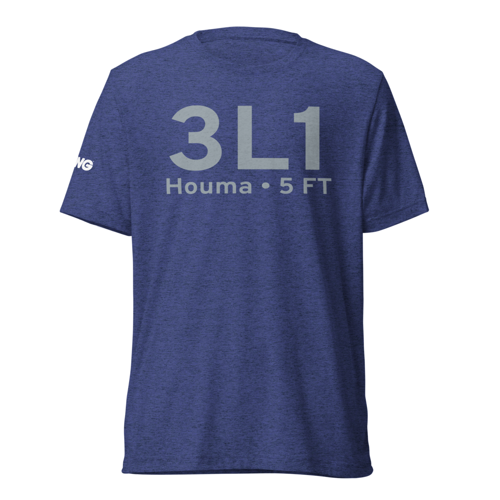 Houma (3L1) Airport Tri-blend T-Shirt 