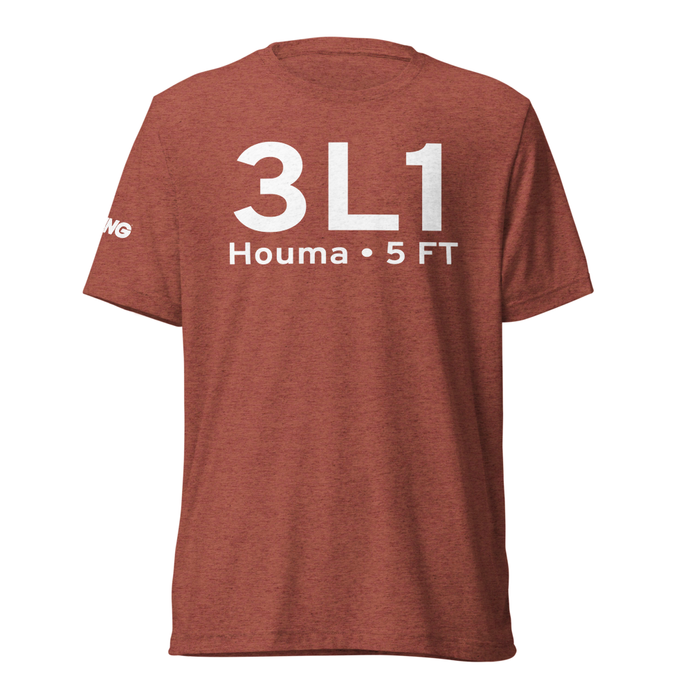 Houma (3L1) Airport Tri-blend T-Shirt 