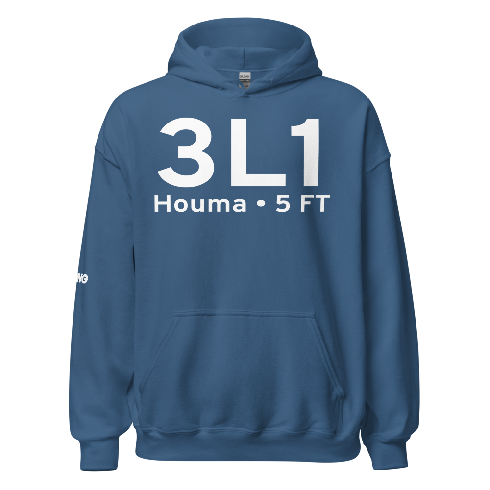 Houma (3L1) Airport Hoodie Sweatshirt 