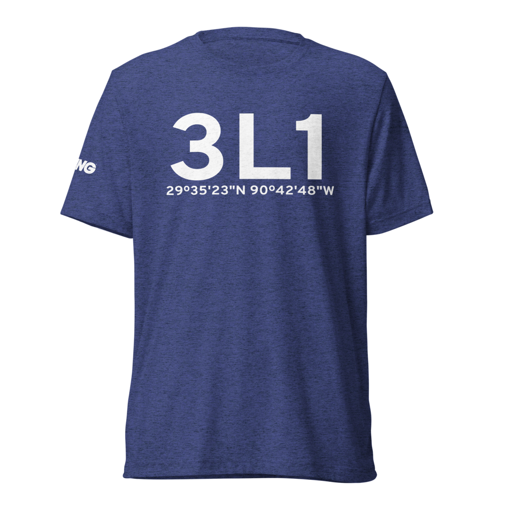 Houma (3L1) Airport Tri-blend T-Shirt 