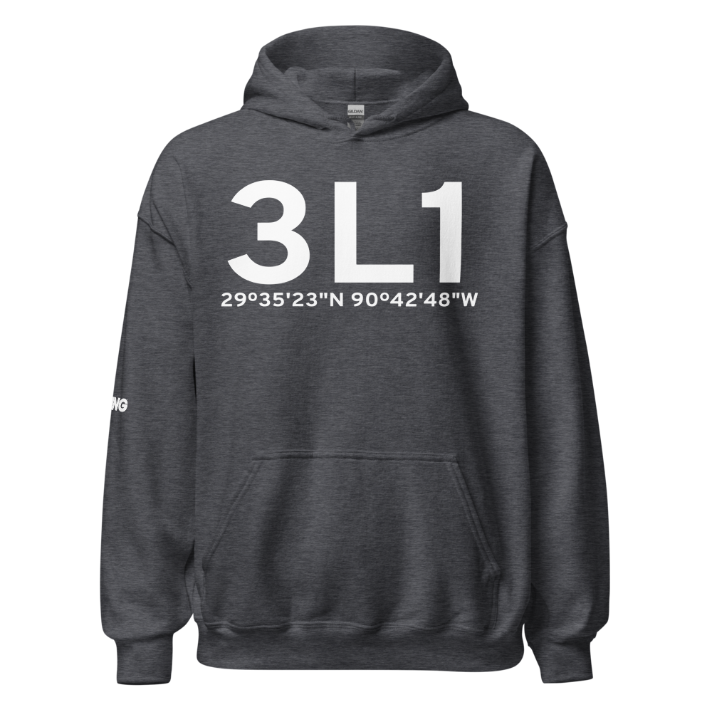 Houma (3L1) Airport Hoodie Sweatshirt 