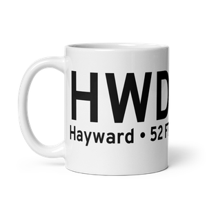 Hayward (KHWD) Airport Mug