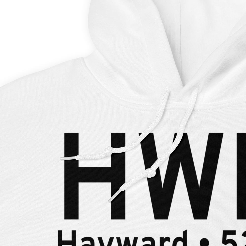 Hayward (KHWD) Airport Hoodie Sweatshirt 