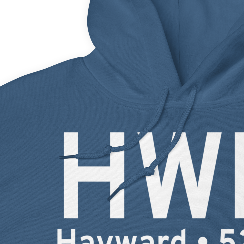Hayward (KHWD) Airport Hoodie Sweatshirt 