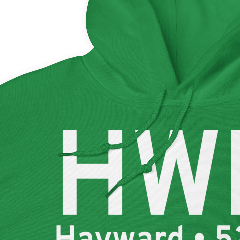 Hayward (KHWD) Airport Hoodie Sweatshirt 