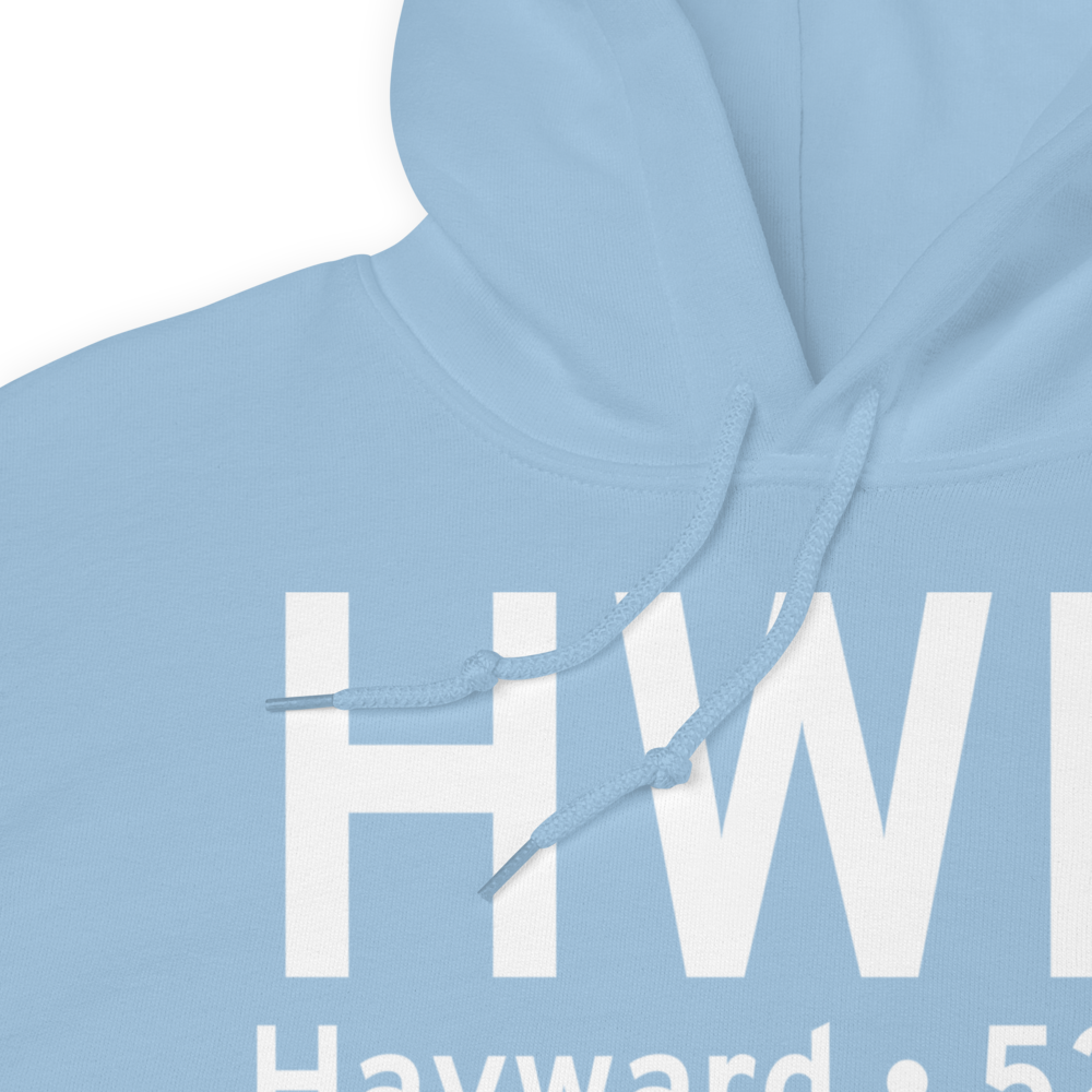 Hayward (KHWD) Airport Hoodie Sweatshirt 