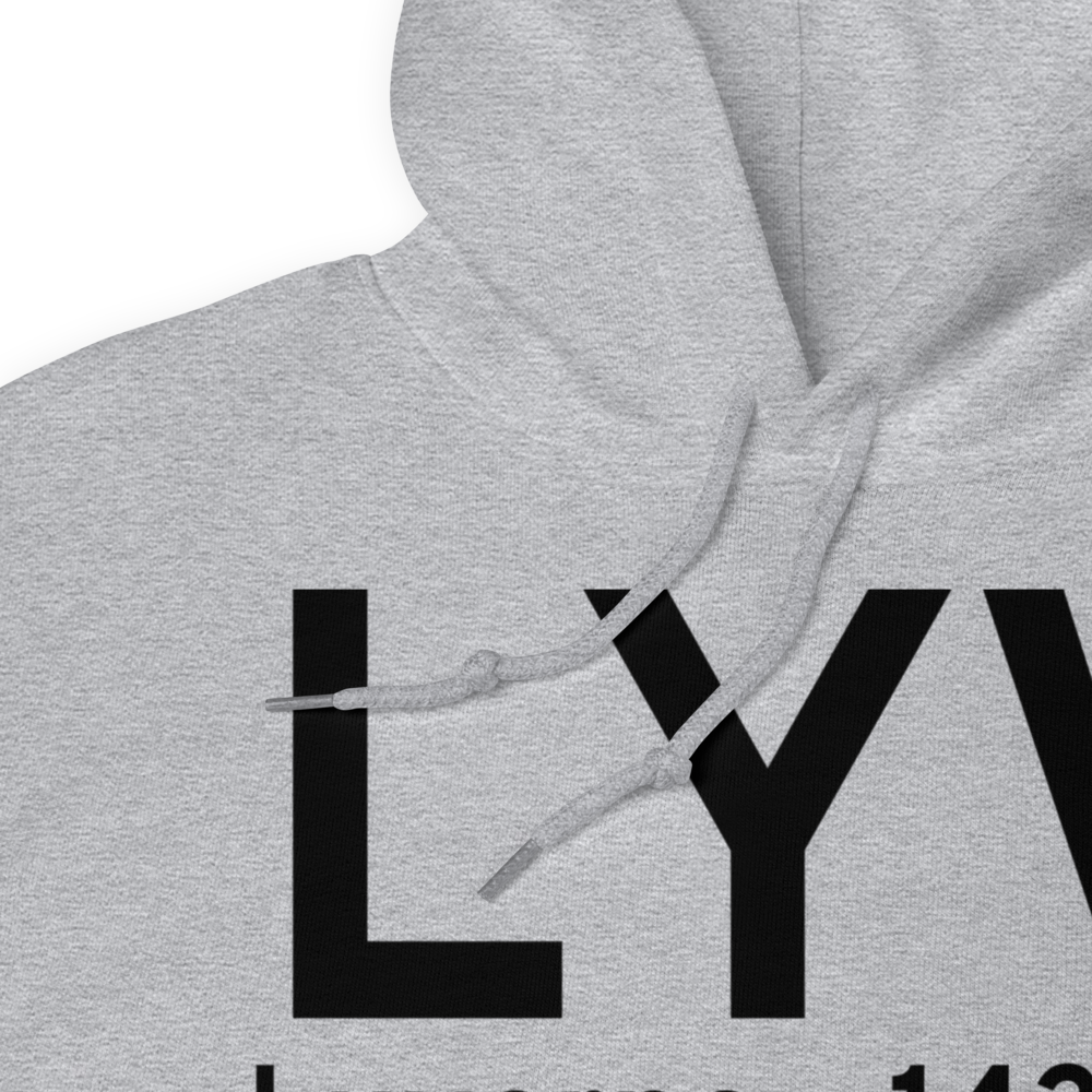 Luverne (KLYV) Airport Hoodie Sweatshirt 